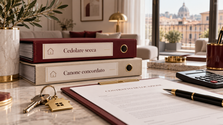 Cedolare secca e contratto concordato per affittare casa